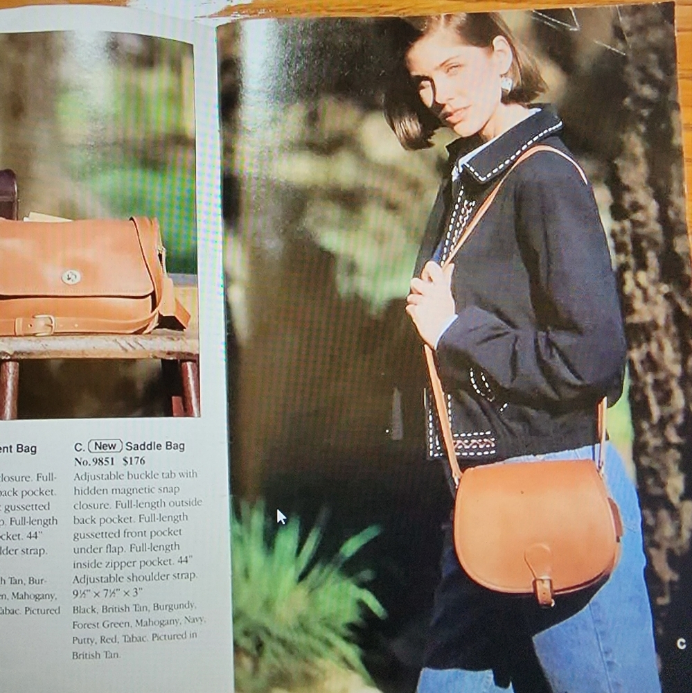 SOLD Vintage Coach Saddle Bag #9851 - Picture 14 of 14